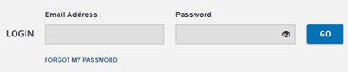 Image of LOGIN menu, where email address and password will be entered on my.ENWIN.com.