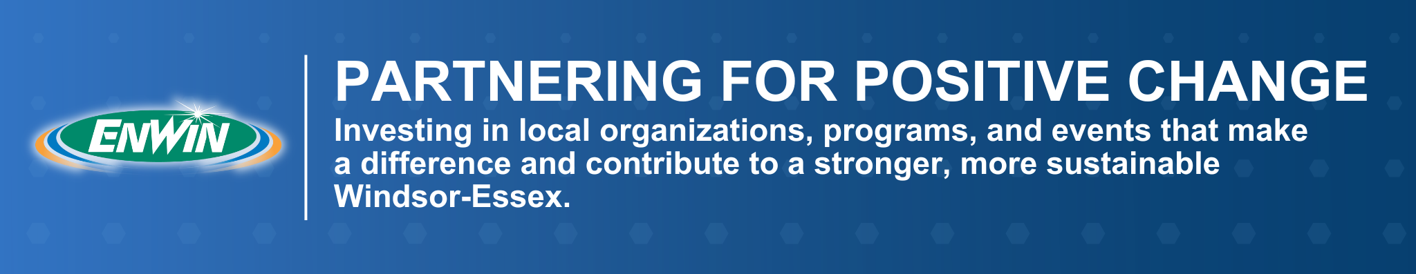 ENWIN Community Support footer banner