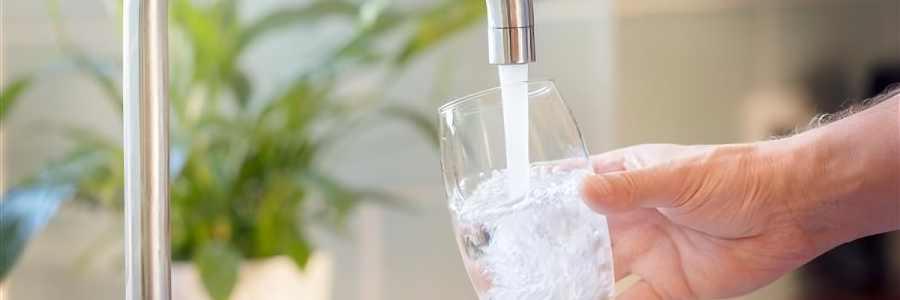 a running faucet